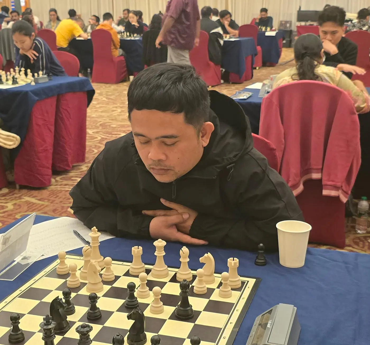 Tournament participant competing at the 1st Berjaya Global Chess Open 2026 — photo 3