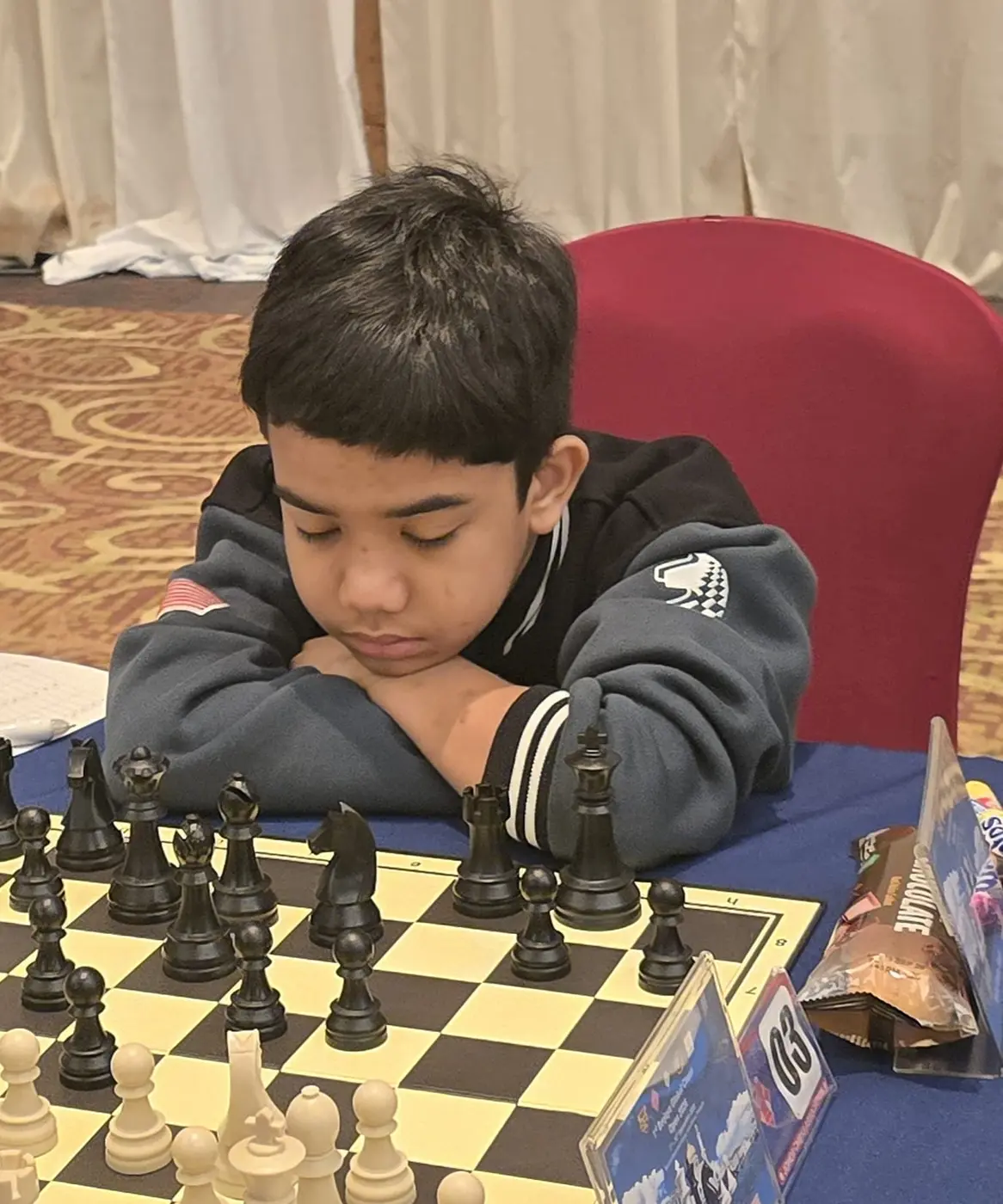 Tournament participant competing at the 1st Berjaya Global Chess Open 2026 — photo 11