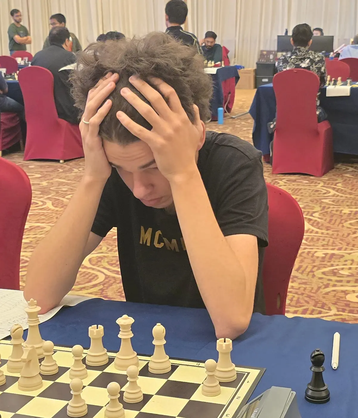 Tournament participant competing at the 1st Berjaya Global Chess Open 2026 — photo 24