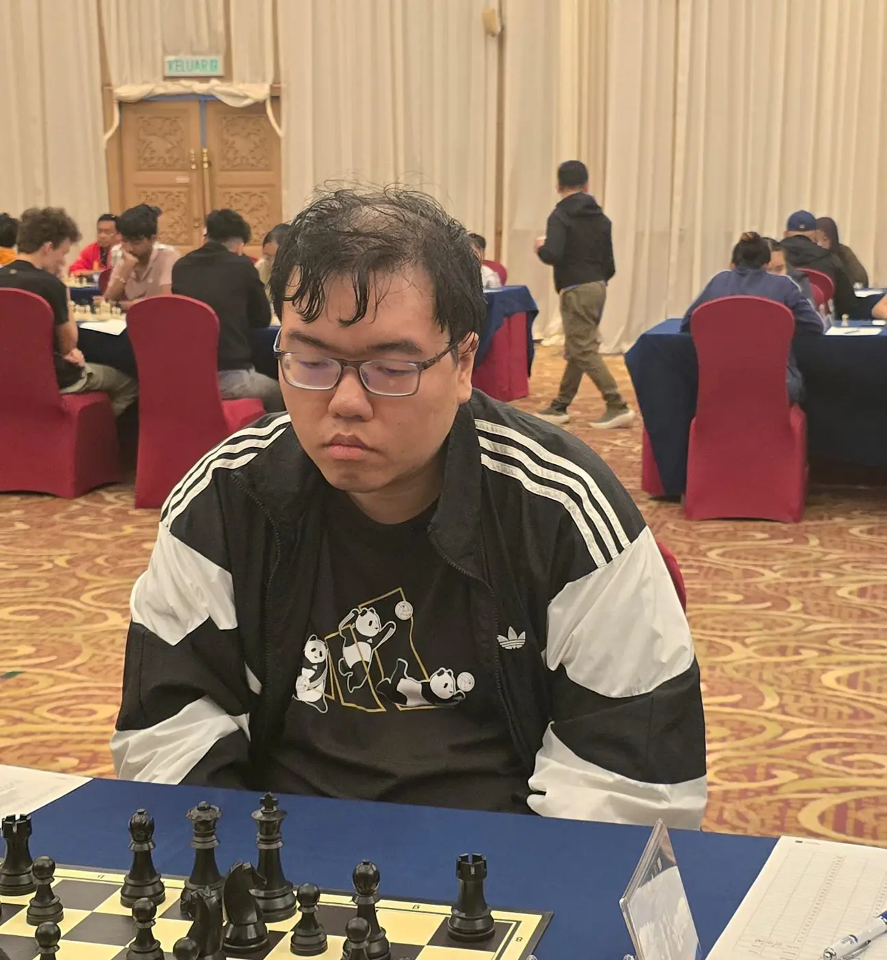 Tournament participant competing at the 1st Berjaya Global Chess Open 2026 — photo 74