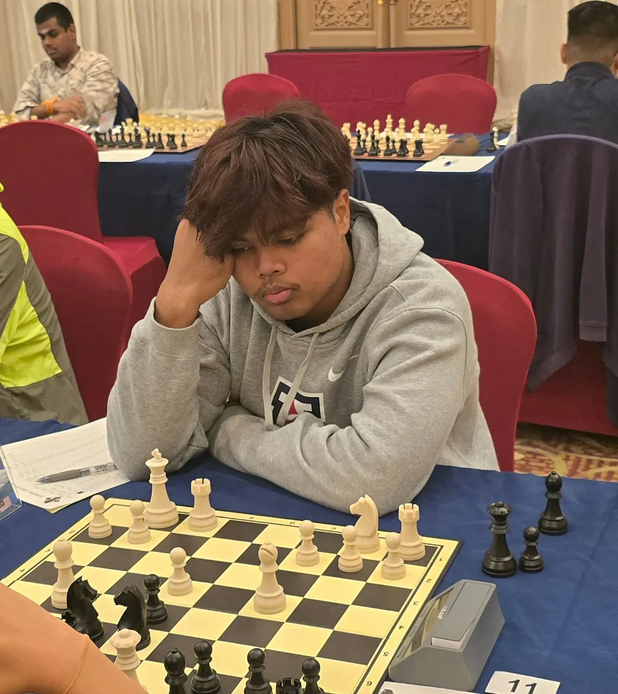 Tournament participant competing at the 1st Berjaya Global Chess Open 2026 — photo 95