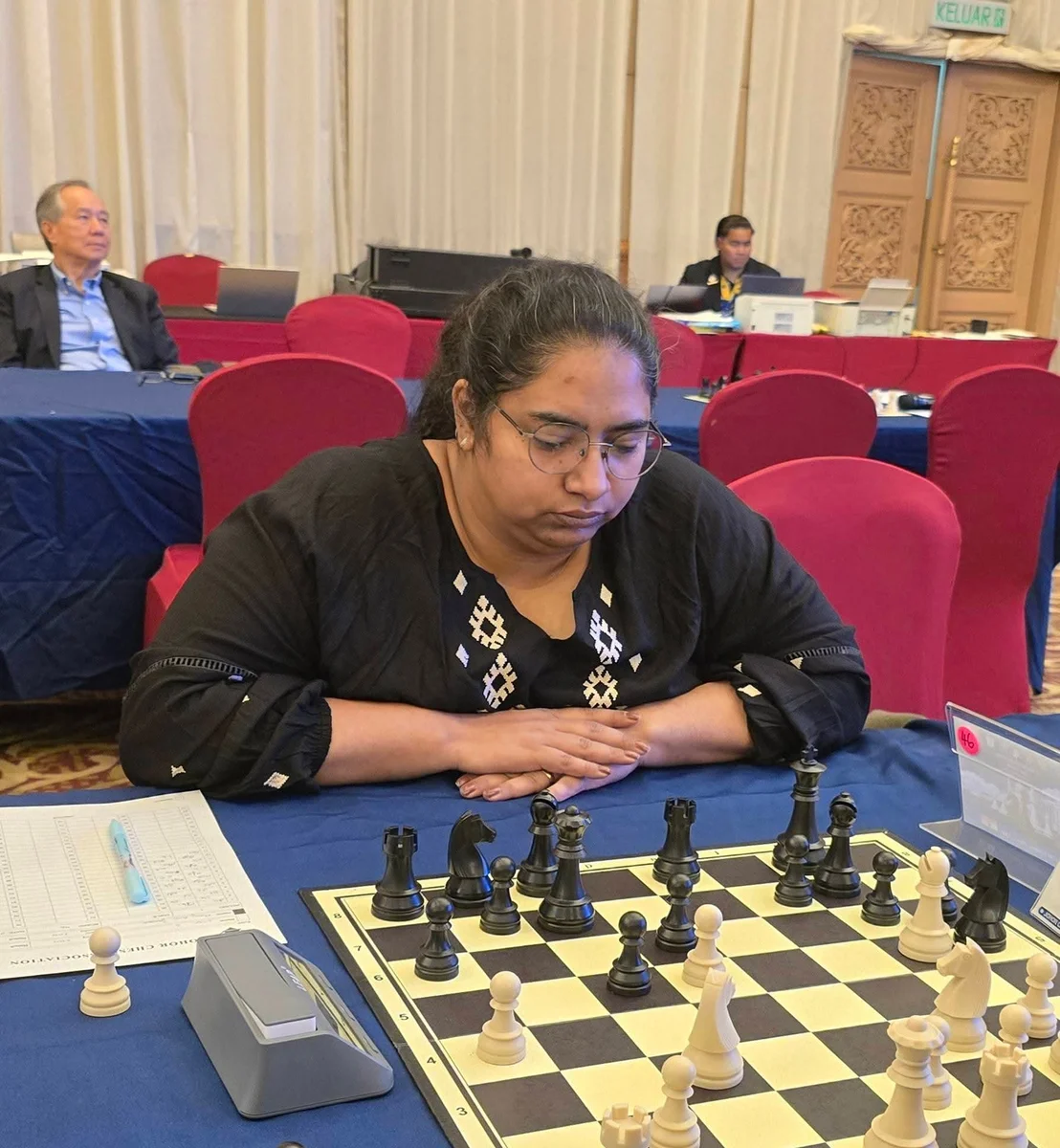 Participant competing at the 1st Berjaya Global Chess Open 2026